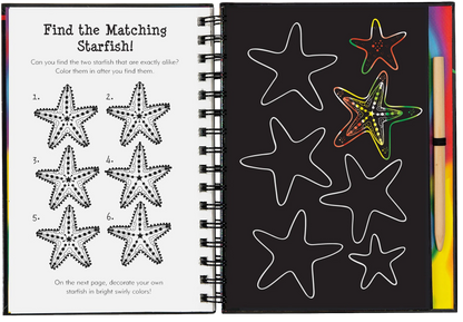 Games and Puzzles: Ocean World Scratch and Sketch