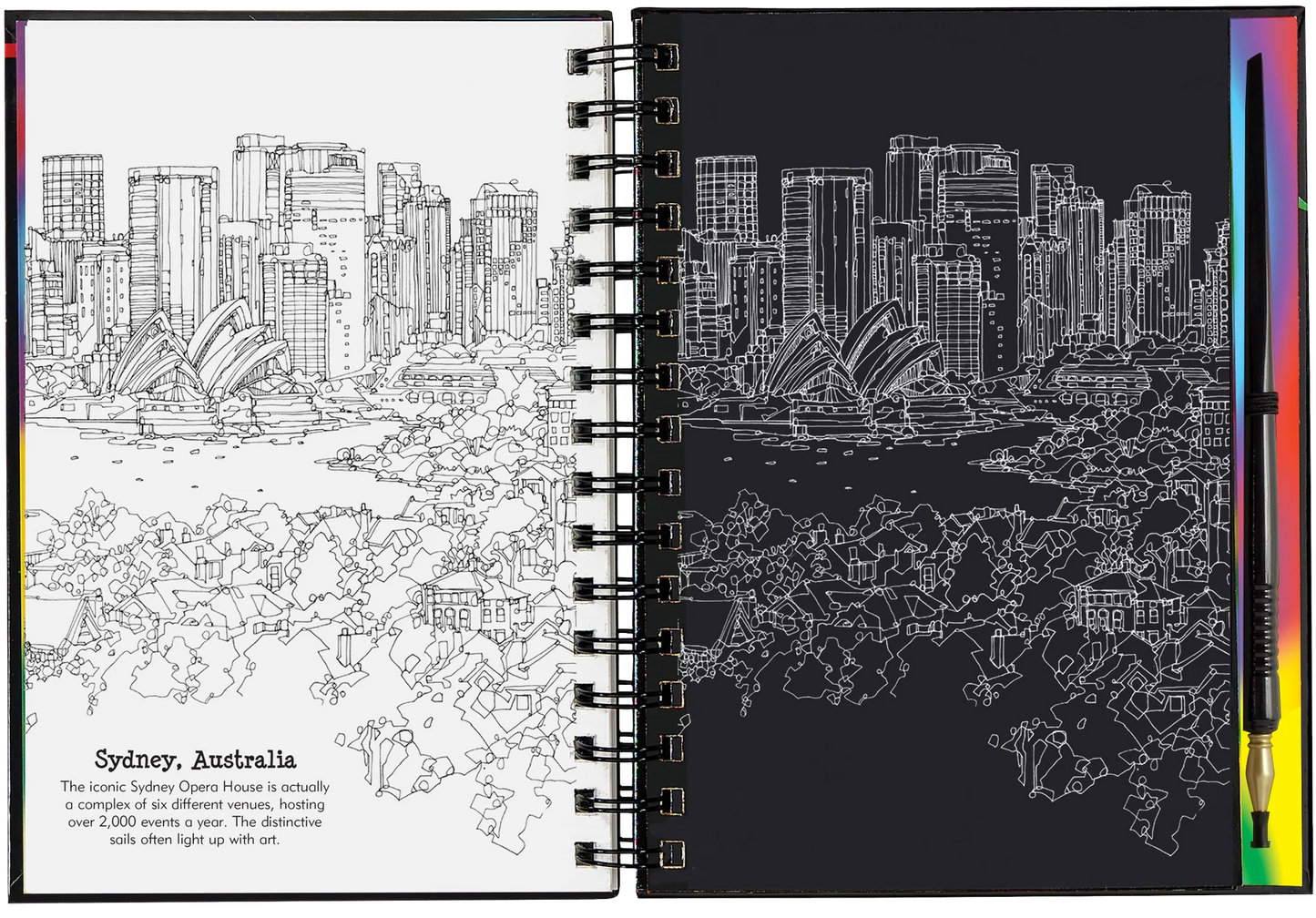 Extreme! Cities Scratch and Sketch