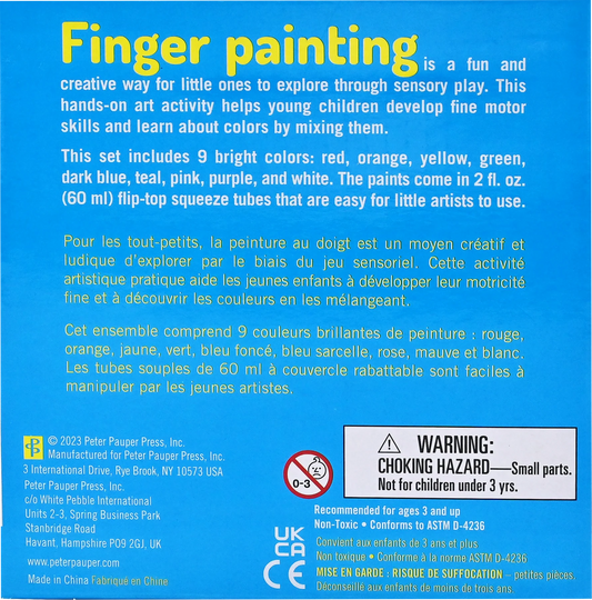 Peter Pauper Finger Paint Set