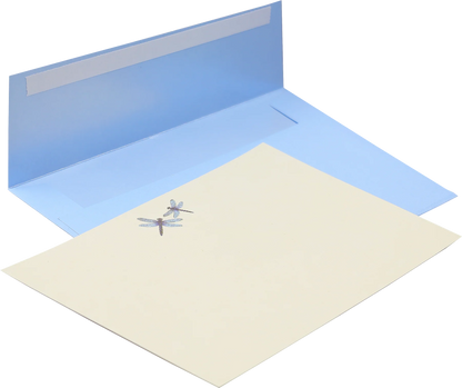Blue Dragonflies Correspondence Cards