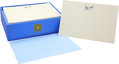 Blue Dragonflies Correspondence Cards