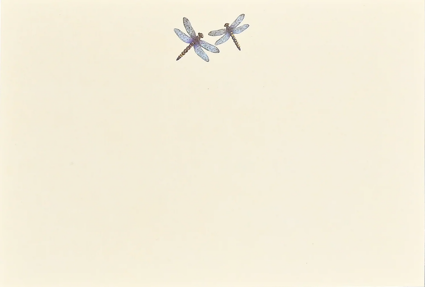 Blue Dragonflies Correspondence Cards
