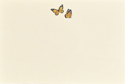 Monarch Butterflies Correspondence Cards