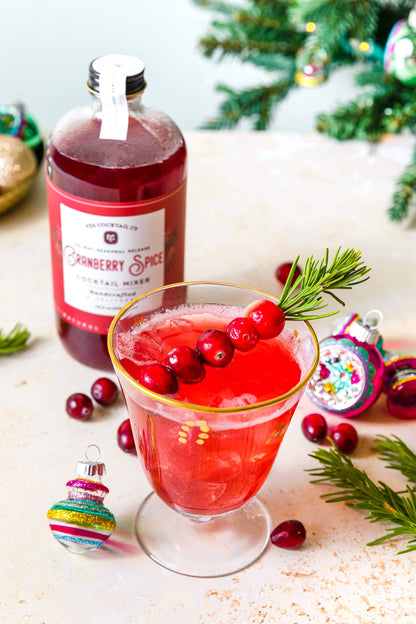 Holiday Seasonal: Cranberry Spice Cocktail Mixer