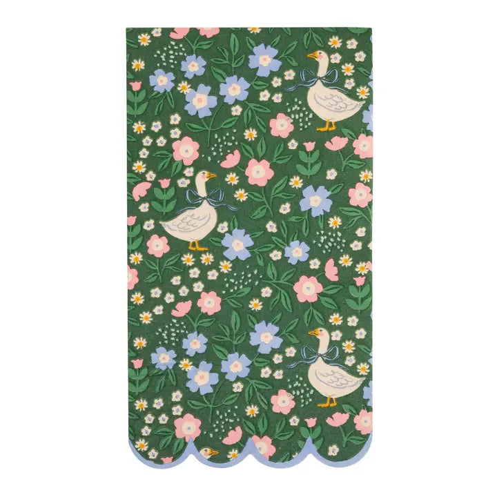 Goose Pattern Dinner Napkins