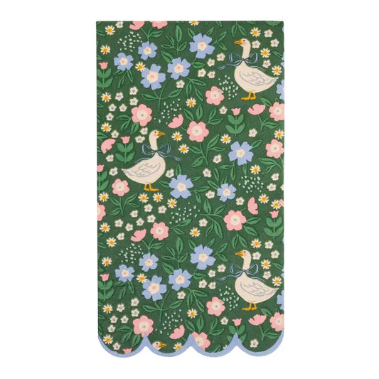 Goose Pattern Dinner Napkins