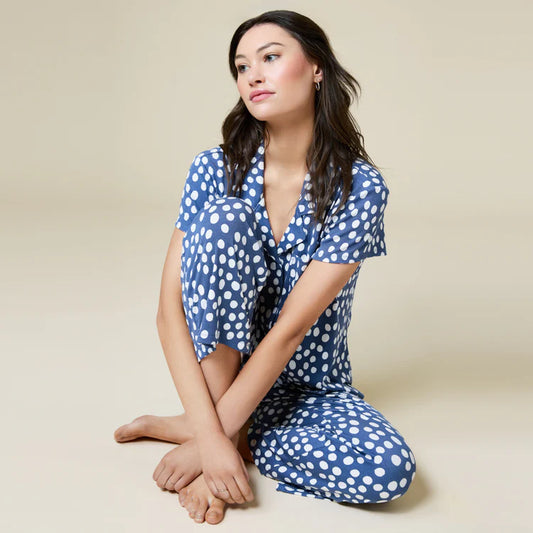 Softies Aria Slim Notch Collar PJ Set