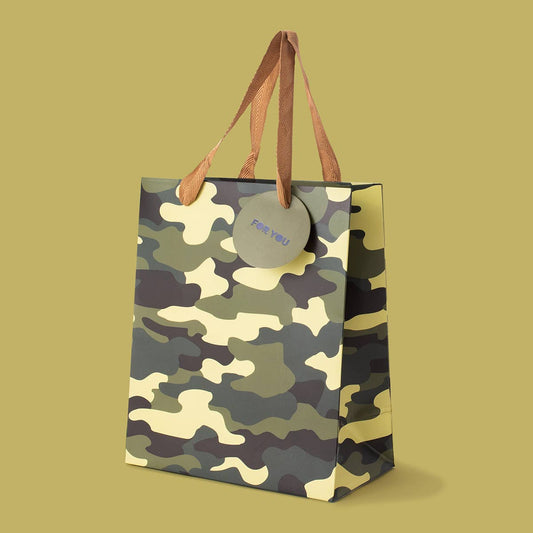 Camouflage Gift Bags - Medium