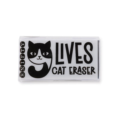 9 Lives Cat Eraser