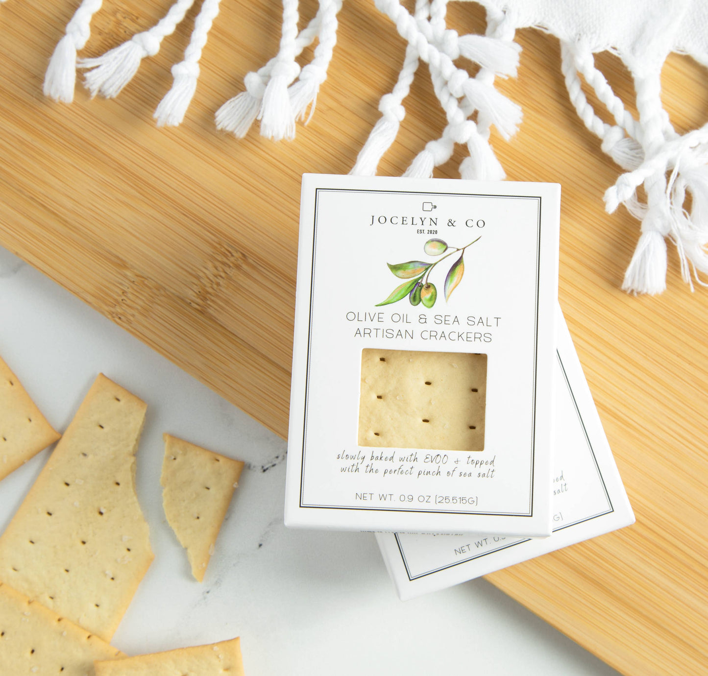 Mini Olive Oil & Sea Salt Crackers