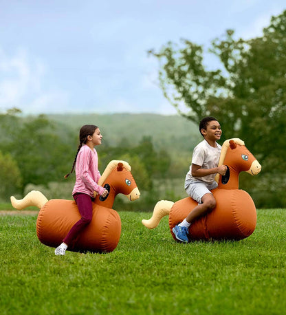 Inflatable Ride-On Hop 'n Go - Set of 2: Dinosaur