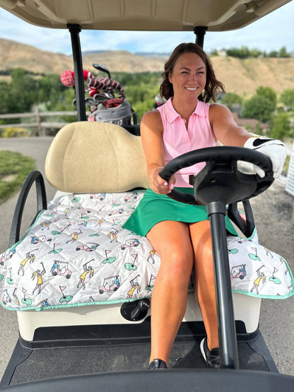 Birdie Golf Girl Golf Cart Seat cover