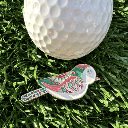Birdie Women's Golf Ball Marker with Hat Clip