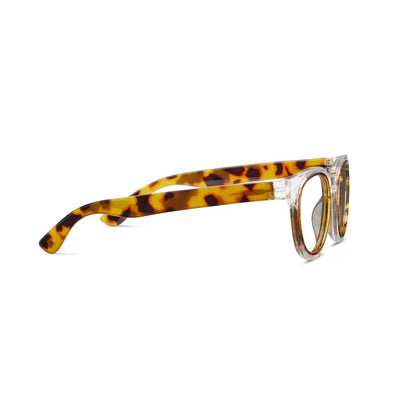 Olympia Clear/Tokyo Tortoise Blue Light Reader Glasses by Peepers