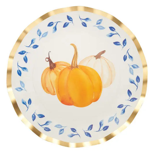 Wavy Dinner Plate Harvest Blues