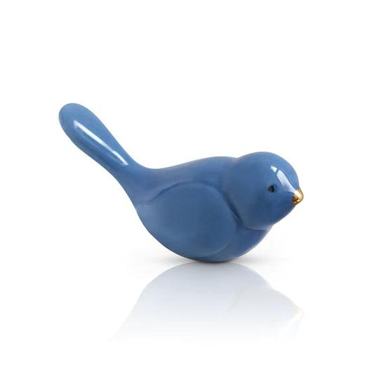 Nora Fleming Mini Blue Bird, Bluebird of Happiness