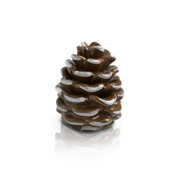 Nora Fleming Mini Fall Thanksgiving or Christmas Winter Pinecone, Pretty Pinecone