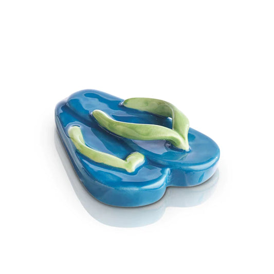 Nora Fleming Sunning & Funning Flip Flop Mini