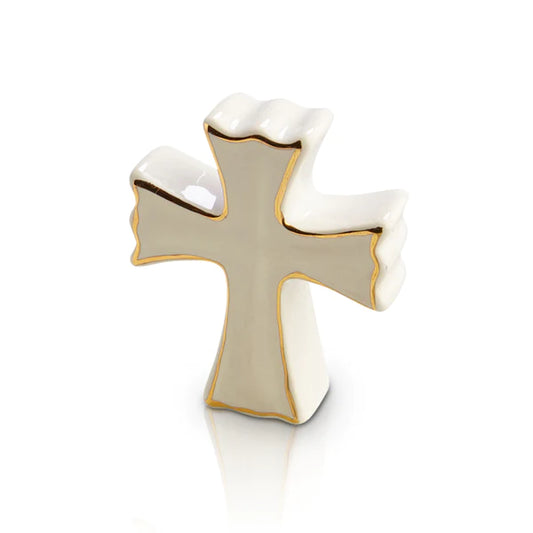 Nora Fleming White Cross Mini