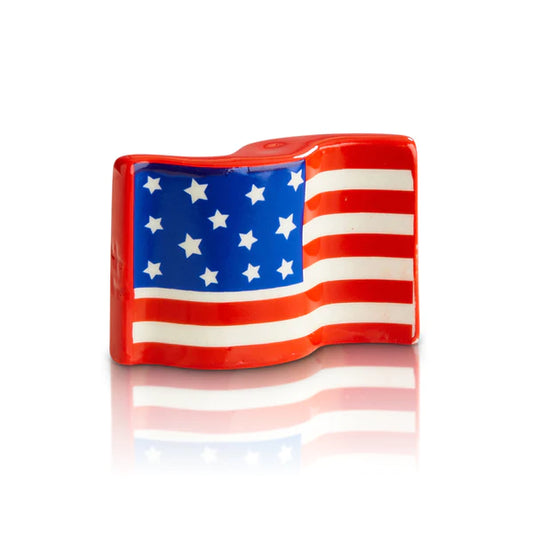 Nora Fleming Mini American Flag