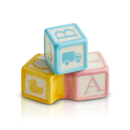 Nora Fleming Ohhh Baby Building Blocks Mini