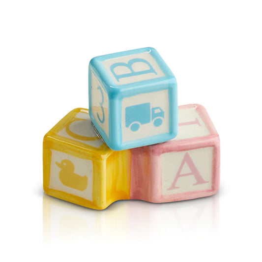 Nora Fleming Ohhh Baby Building Blocks Mini