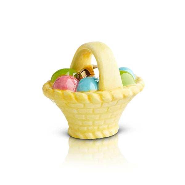 Nora Fleming Mini Easter Basket, A Tisket A Tasket