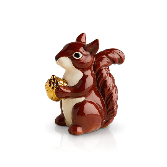 Nora Fleming Mini Squirrel With a Golden Acorn, Mr. Squirrel