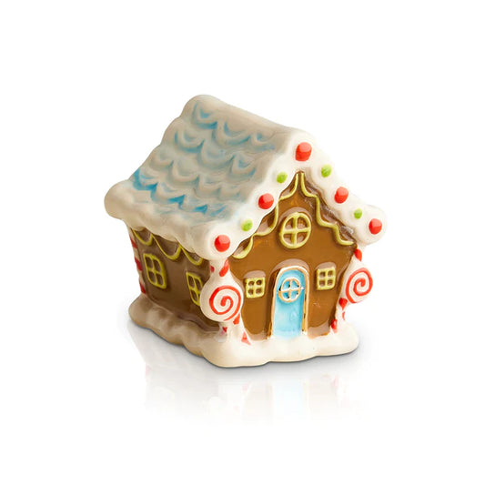 Nora Fleming Mini Christmas Ginger Bread House, Candyland Lane