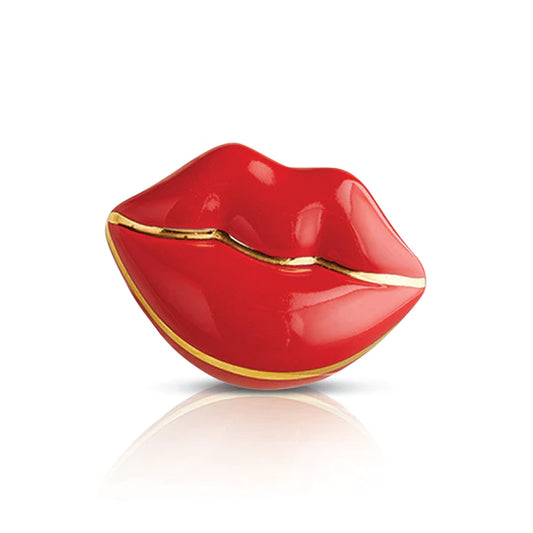 Nora Fleming Smooches Red Lips Mini