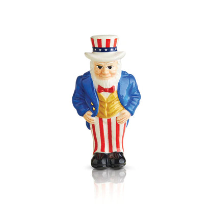 Nora Fleming Mini Patriotic Uncle Sam