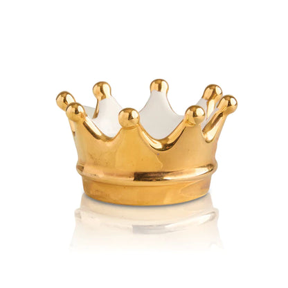 Nora Fleming Enchanted Gold Crown Mini