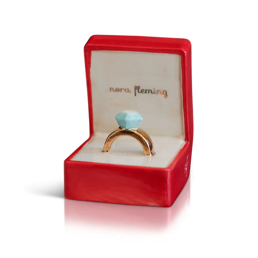 Nora Fleming Mini Engagement Ring and Box, Put a Ring on It