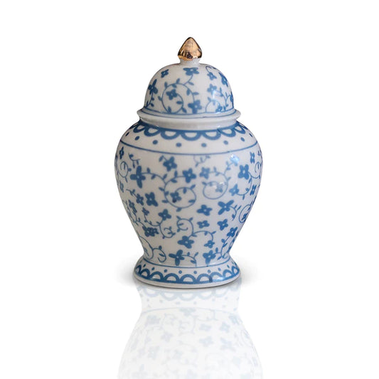 Nora Fleming Mini Blue and White Chinoiserie Asian Print Jar, Ginger Jar