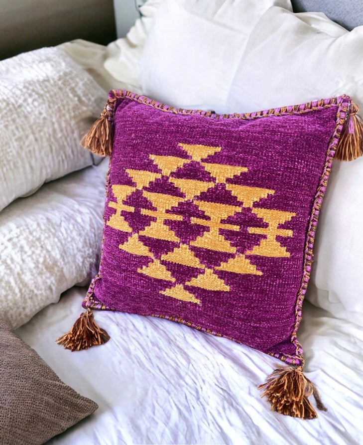 Handwoven Decorative Pillow