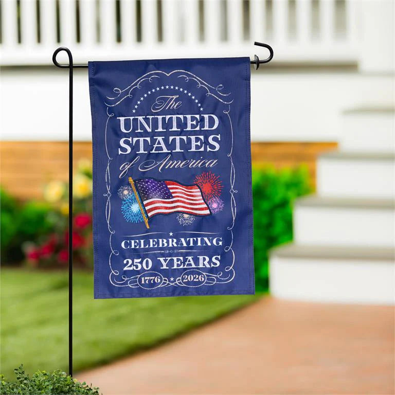 250th USA Anniversary Celebration Garden Flag