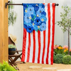 American Classic Floral House Flag