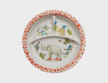 Animal Friends Divided Baby Plate