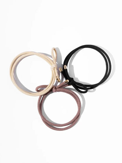 Ellie Rose Small Elastic Bows, Set of 3