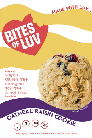 Bites of Luv Oatmeal Raisin Cookie