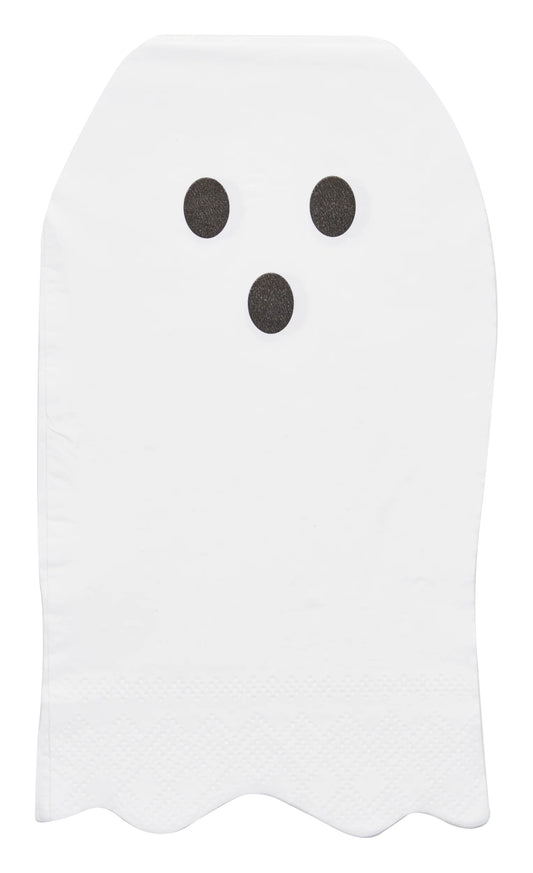 Ghost Die Cut Guest Towel Napkins Boo Treats - 16 Pack