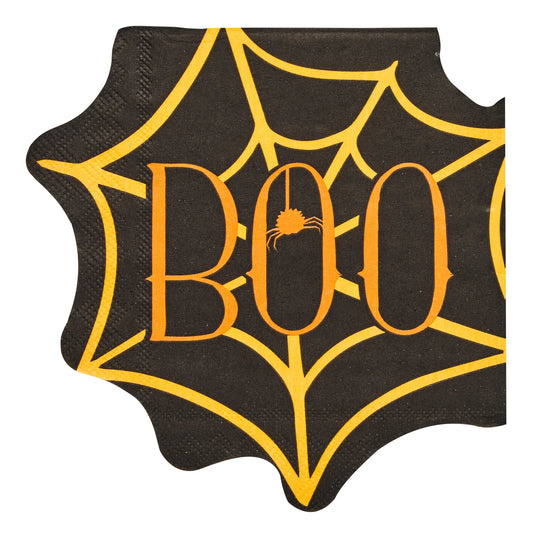 Spiderweb Die Cut Lunch Napkin Boo Treats