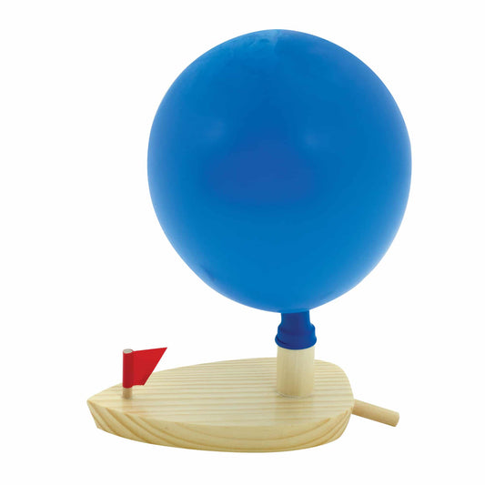 Balloon Powered Boat Retro Style Children's Toy