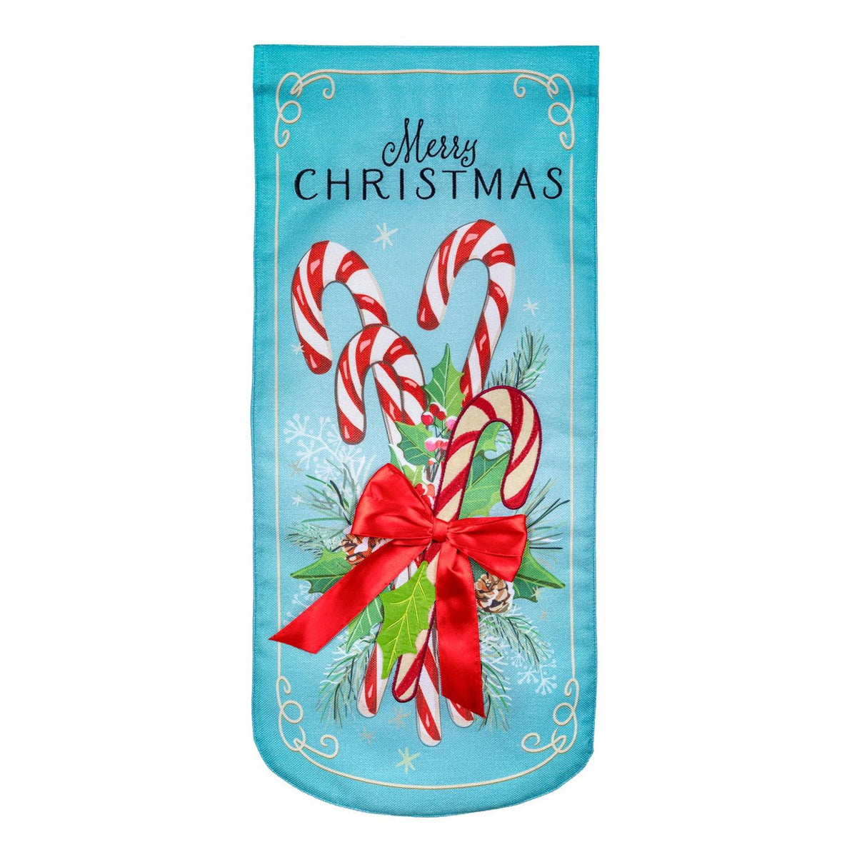 Merry Christmas Candy Cane Garden Flag