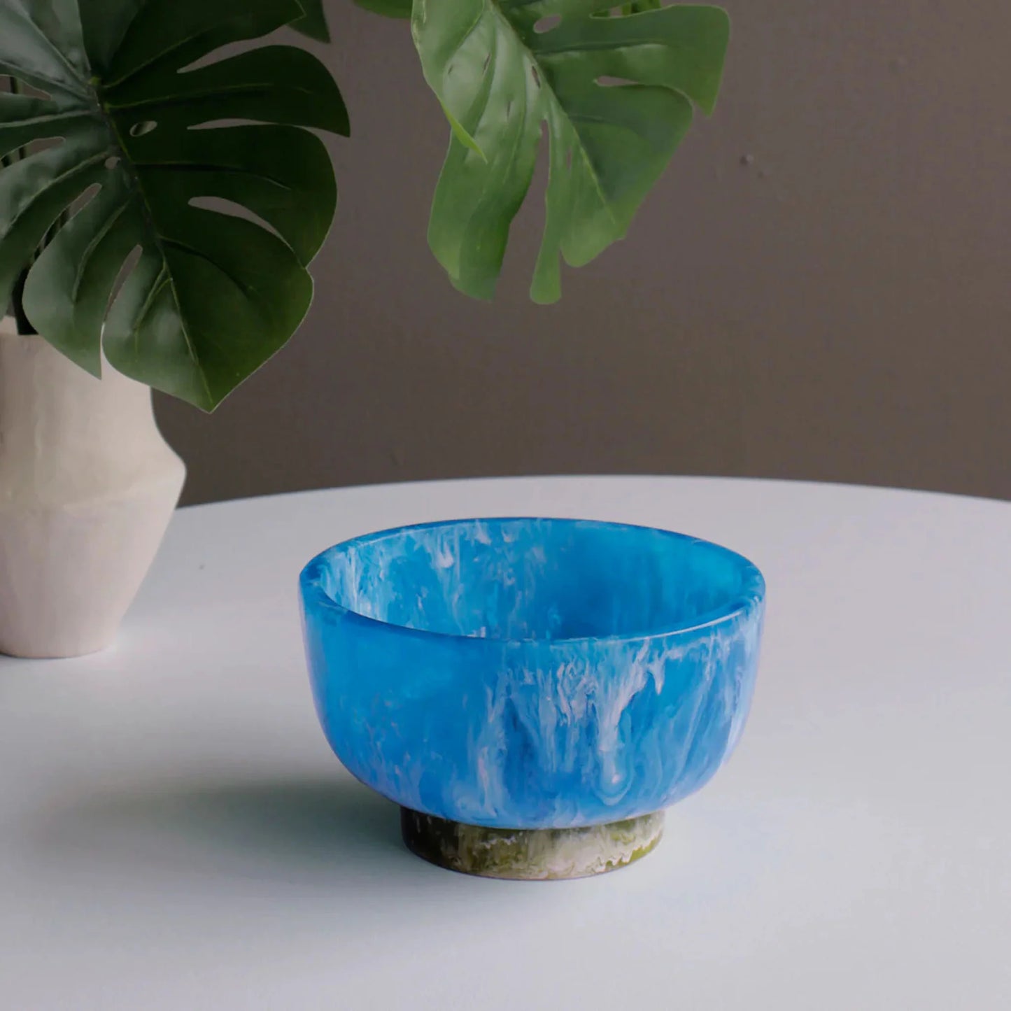 Beatriz Ball  Rio Bowl - Blue With Green Base