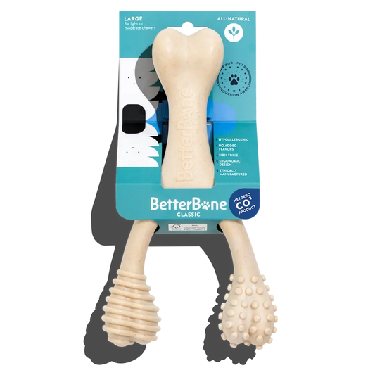 BetterBone Classic All Natural, Eco, Safe On Teeth Chew Toy
