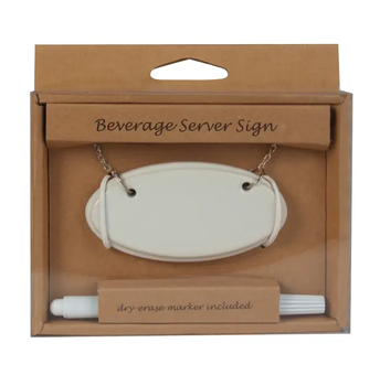 Beverage Server Sign