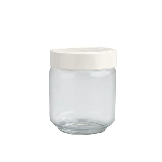 Nora Fleming Serveware Pinstripes Melamine and Glass Medium Canister Jar