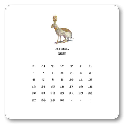 2025 Texas Calendar with Easel