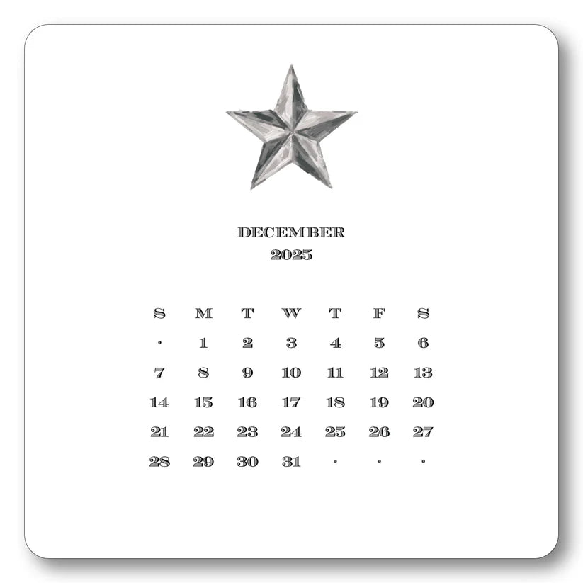 2025 Texas Calendar with Easel